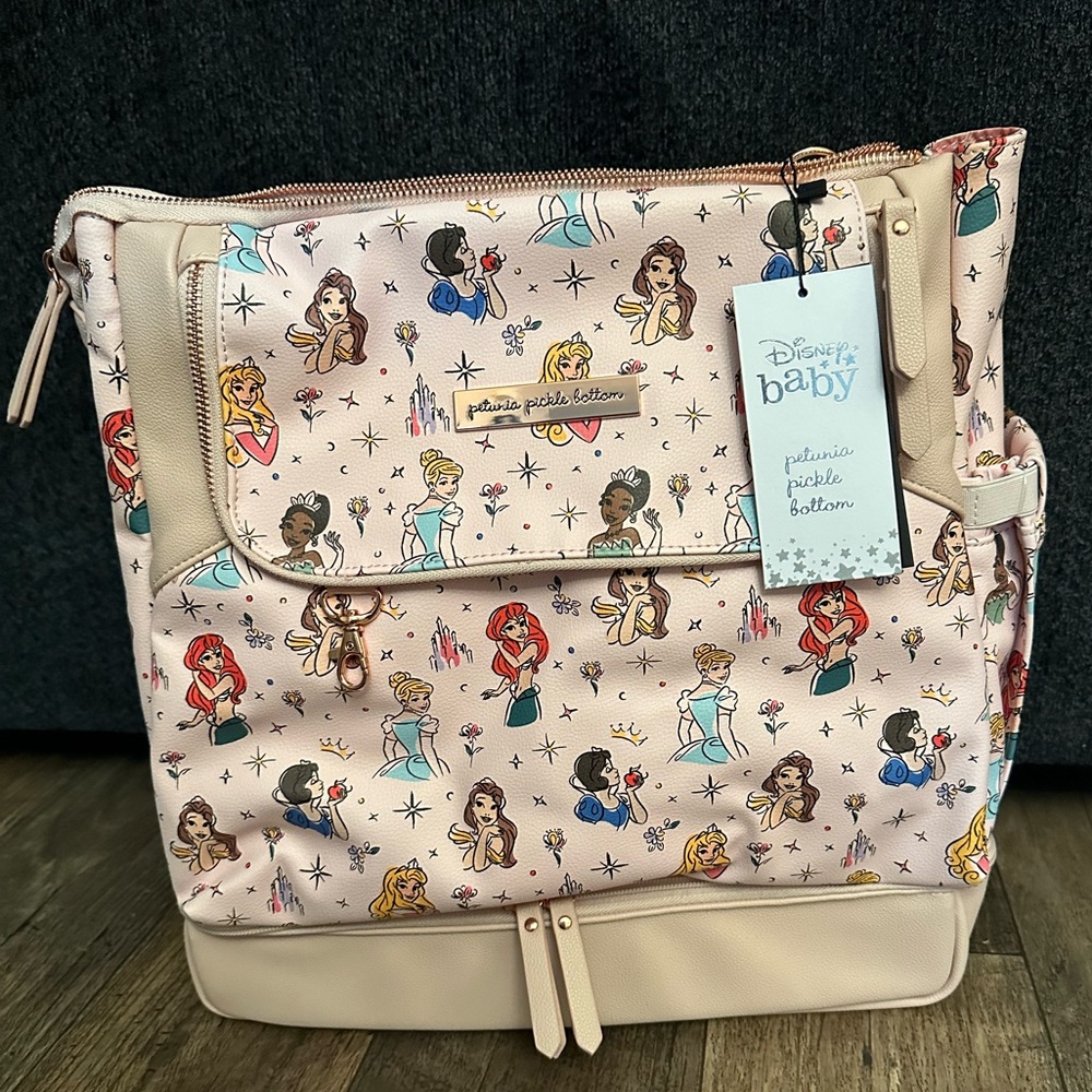NEW!!!! Disney Princess Petunia Pickle Bottom diaper bag/tote!